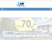 Tablet Screenshot of dm-polering.dk
